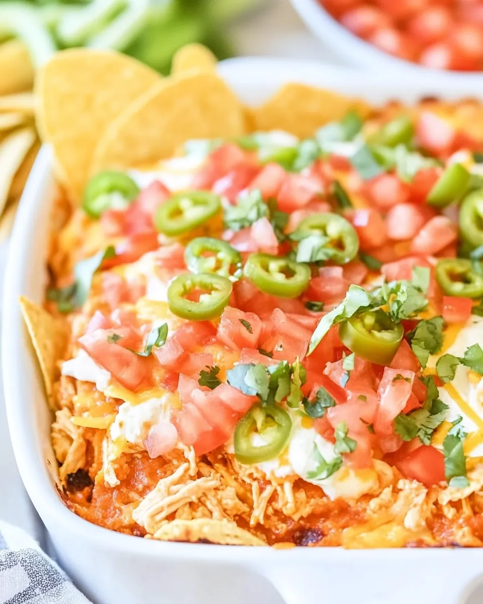 Easy EASY Chicken Taco Casserole recipe photo