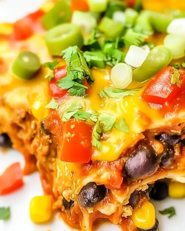 Homemade Easy And Delicious Mexican Lasagna Recipe photo