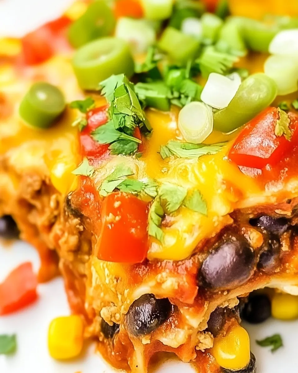 Homemade Easy And Delicious Mexican Lasagna Recipe photo