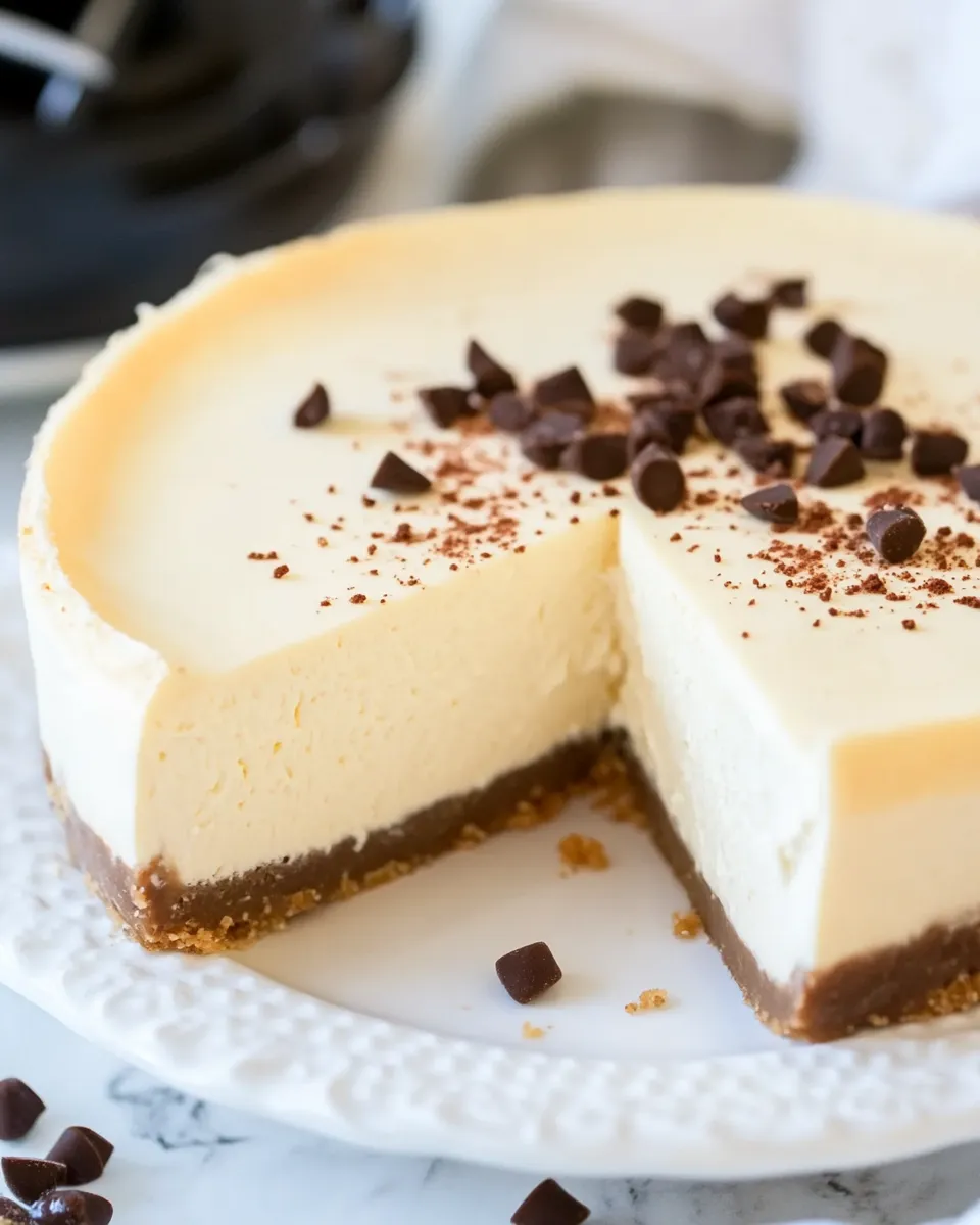 Delicious Easy Blender-Batter Self-Crusting Cheesecake dish photo
