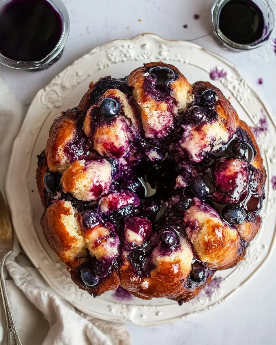 Classic Easy Blueberry Monkey Bread. image