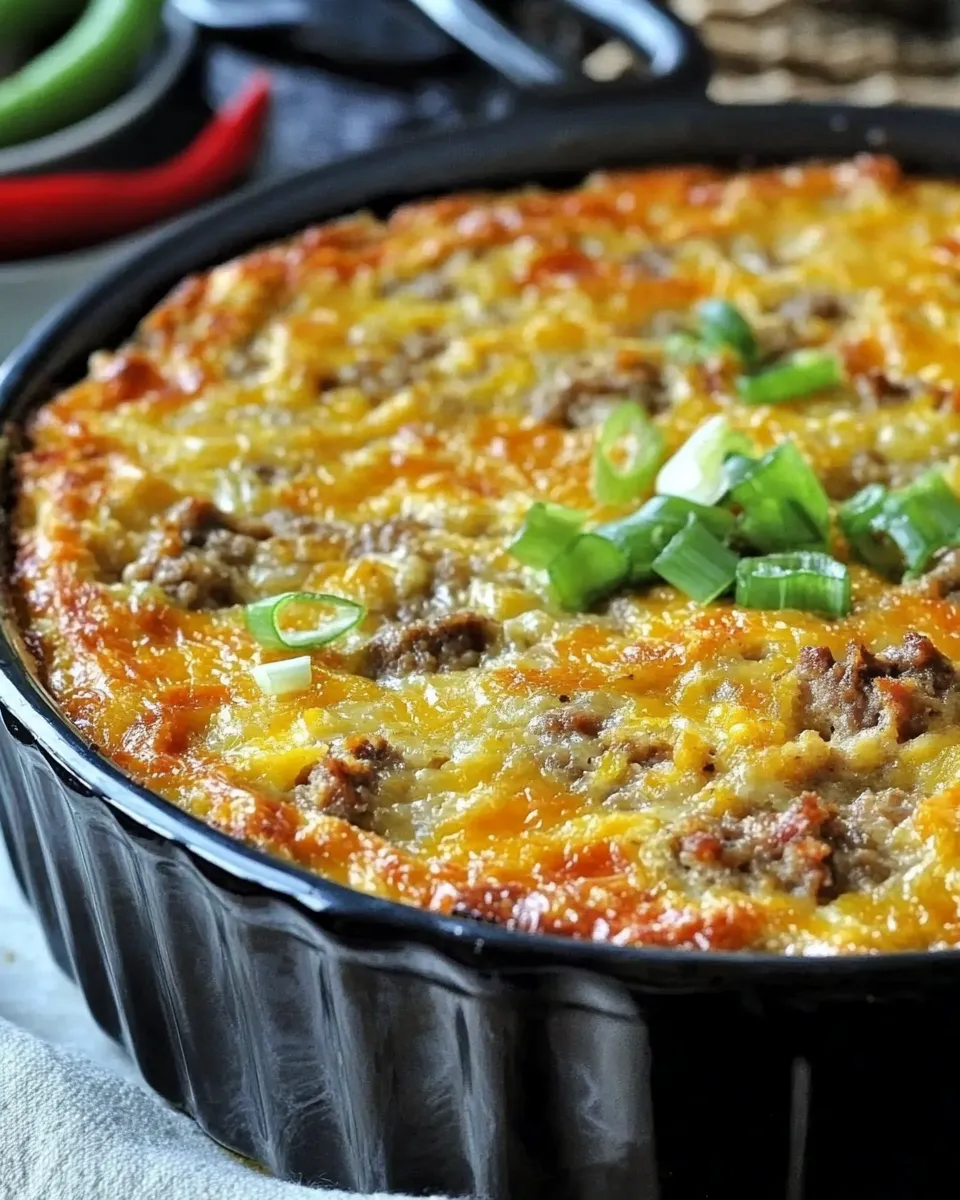 Quick Easy Breakfast Casserole dish photo