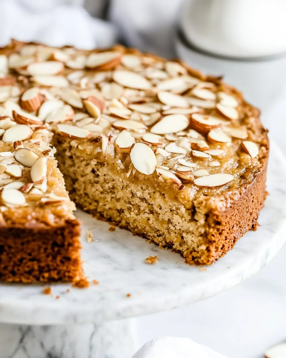Homemade Easy Brown Butter Almond Cake photo