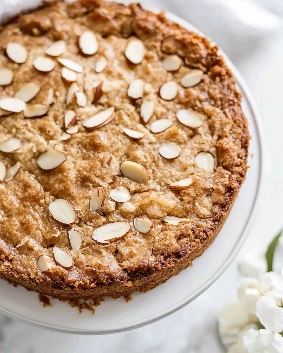 Classic Easy Brown Butter Almond Cake image