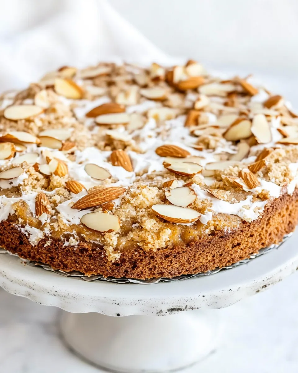 Delicious Easy Brown Butter Almond Cake shot