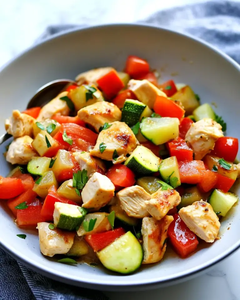 Homemade Easy Chicken Skillet with Vegetables photo