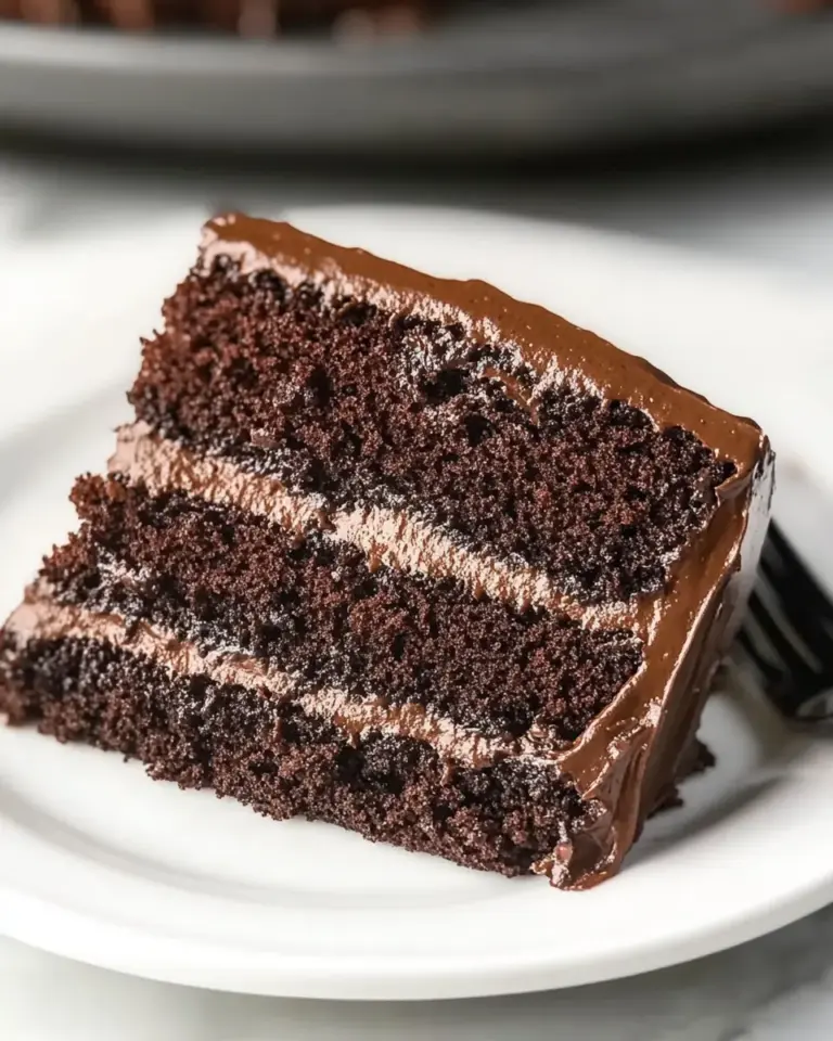 Homemade Easy Chocolate Cake Recipe photo