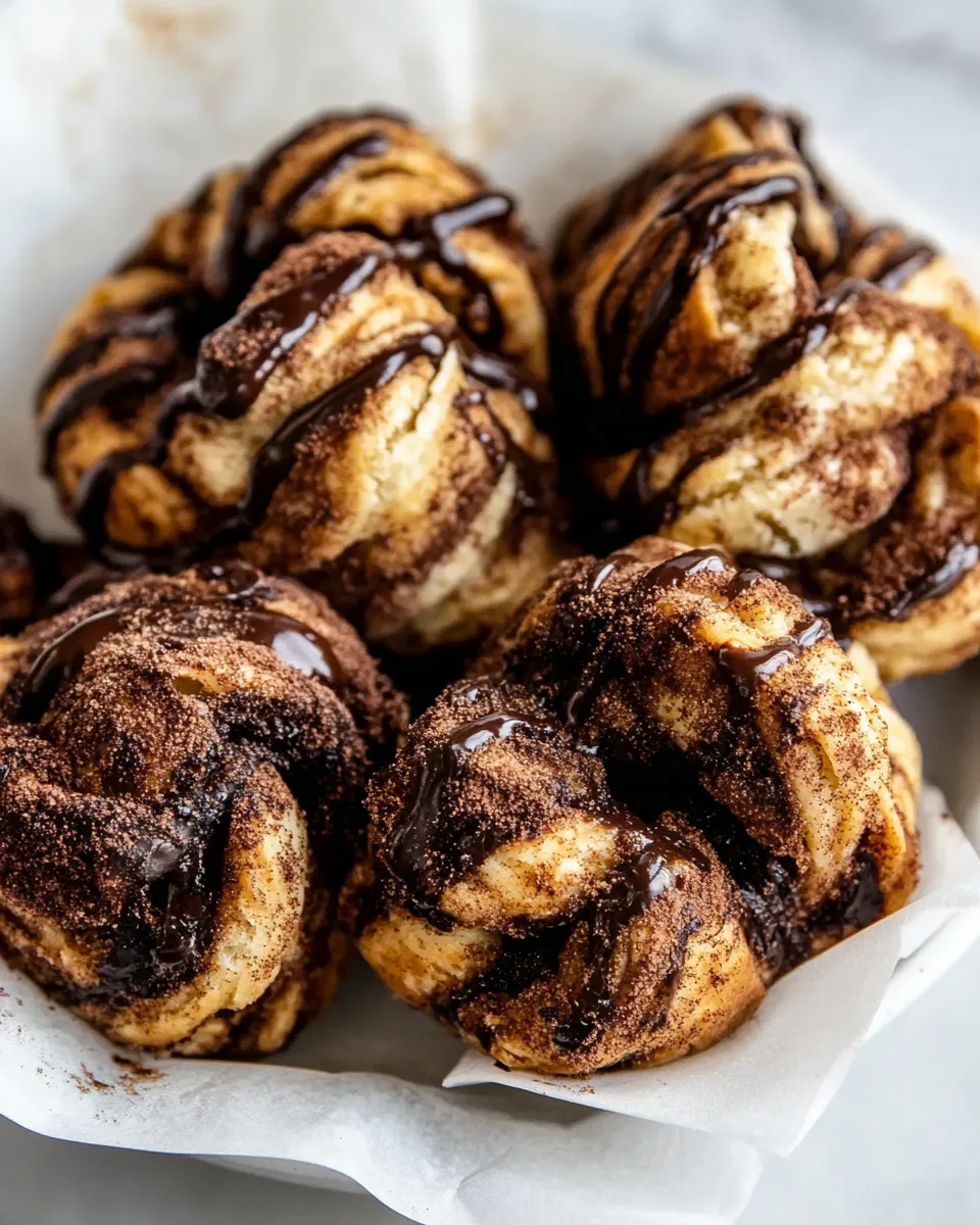 Classic Easy Chocolate Cinnamon Crunch Knots. image