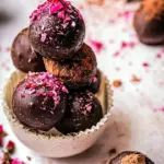 Homemade Easy Chocolate Truffles. photo