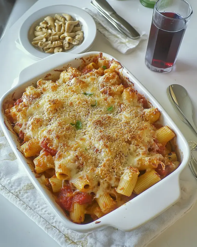 Homemade Easy Copycat Pizza Hut Cavatini Recipe (Nostalgic Pasta Bake) photo