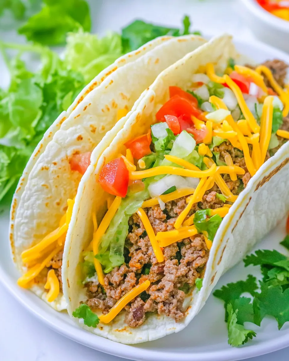 Delicious Easy Copycat Taco Bell Soft Taco Recipe (Better Than The Original) dish photo