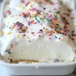 Homemade Easy Funfetti Ice Cream Cake photo