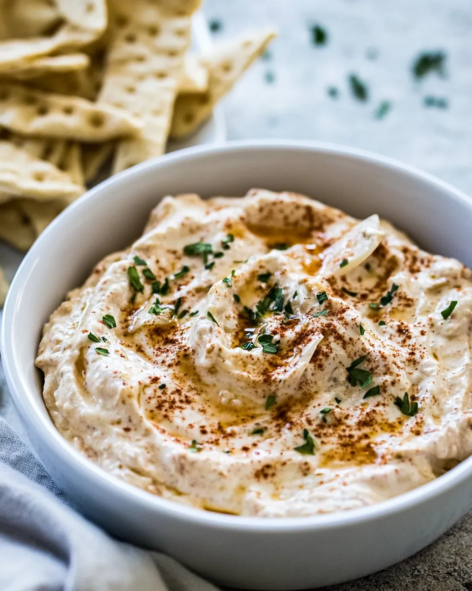 Delicious Easy Greek Yogurt-French Onion Dip dish photo