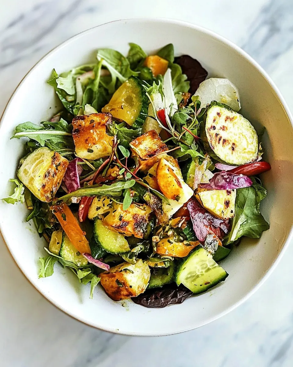 Homemade Easy Green Salad photo