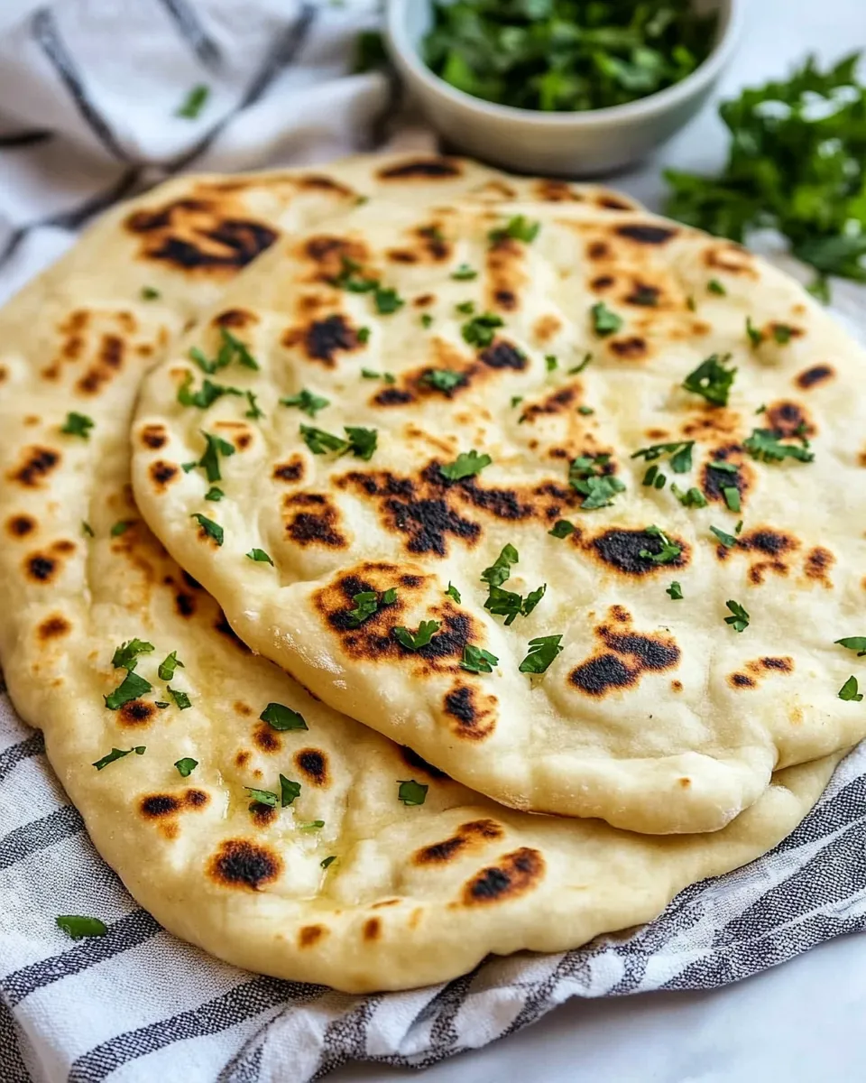 Classic Easy Homemade Naan image