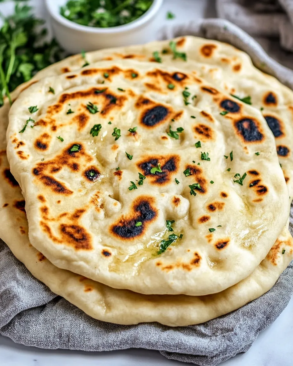 Quick Easy Homemade Naan dish photo