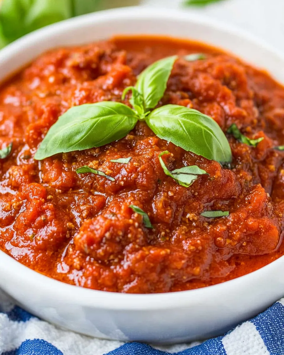 Quick Easy Homemade Spaghetti Sauce dish photo