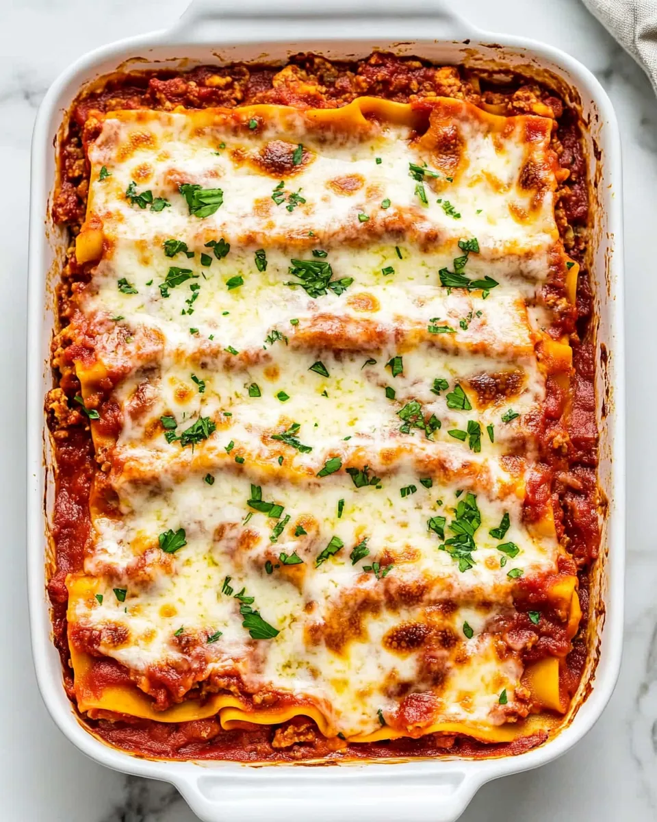 Quick Easy Lasagna Recipe dish photo
