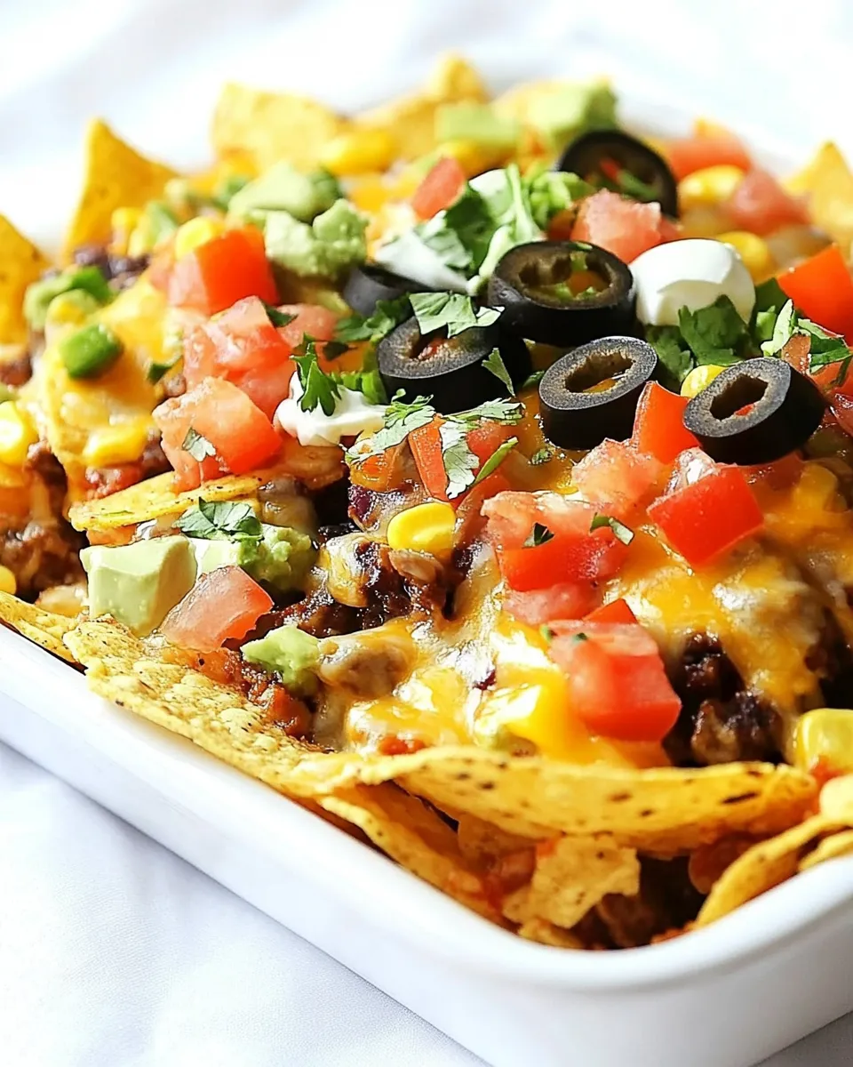 Quick Easy Nachos plate image