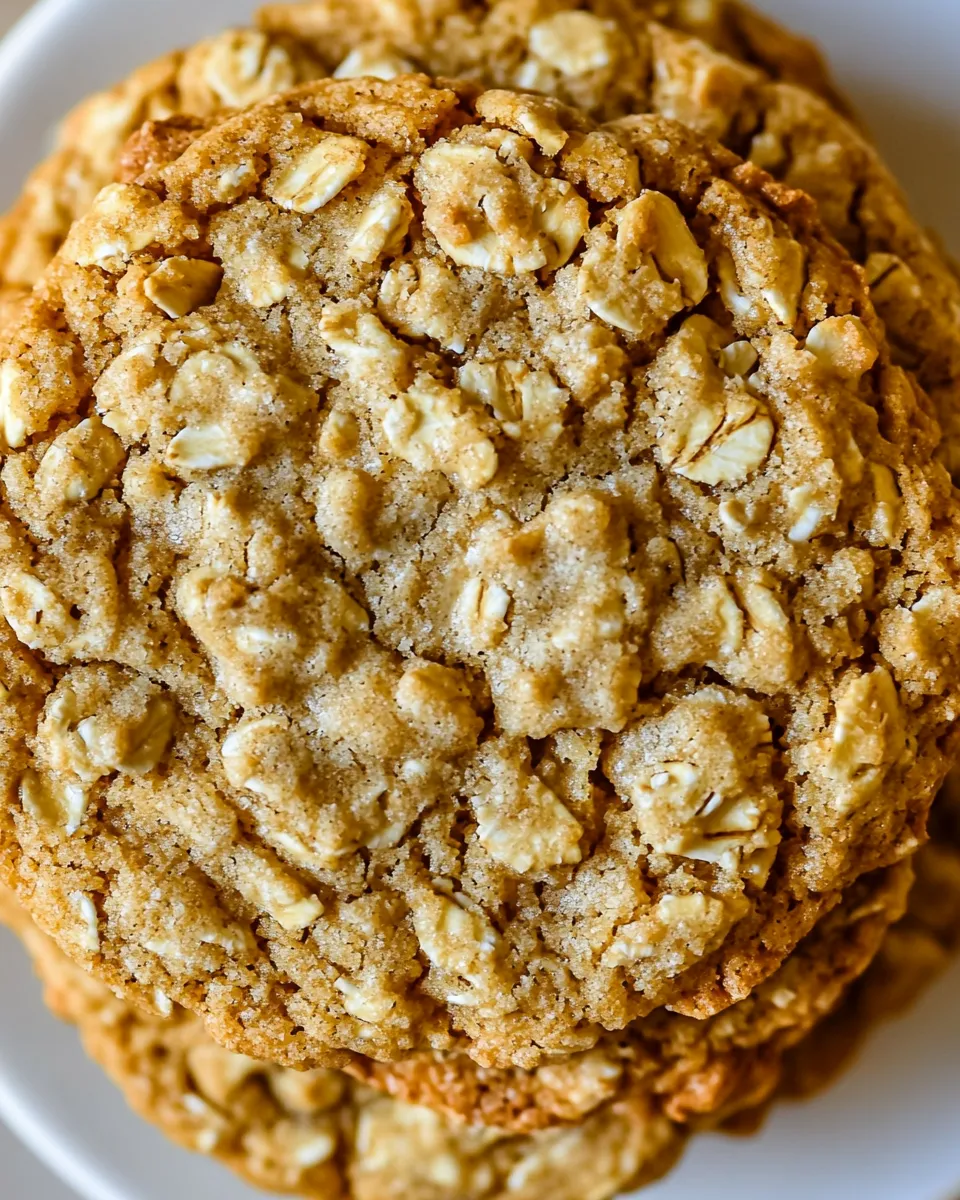 Classic Easy Peanut Butter Oatmeal Cookies image