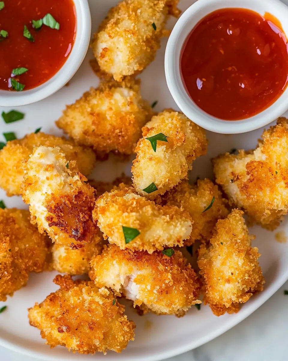 Delicious Easy Popcorn Chicken Recipe plate image