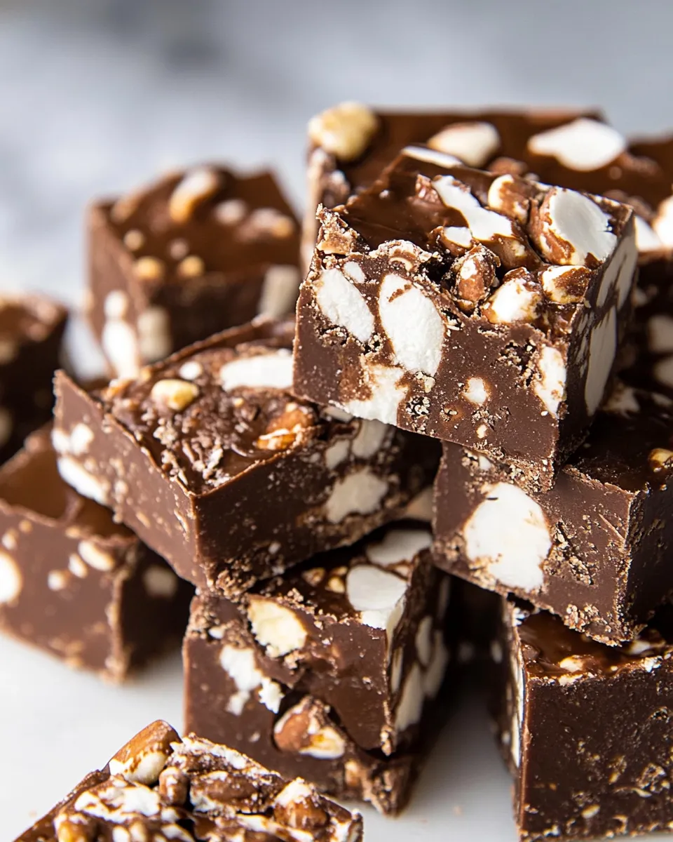 Delicious Easy Rocky Road Fudge Recipe picture