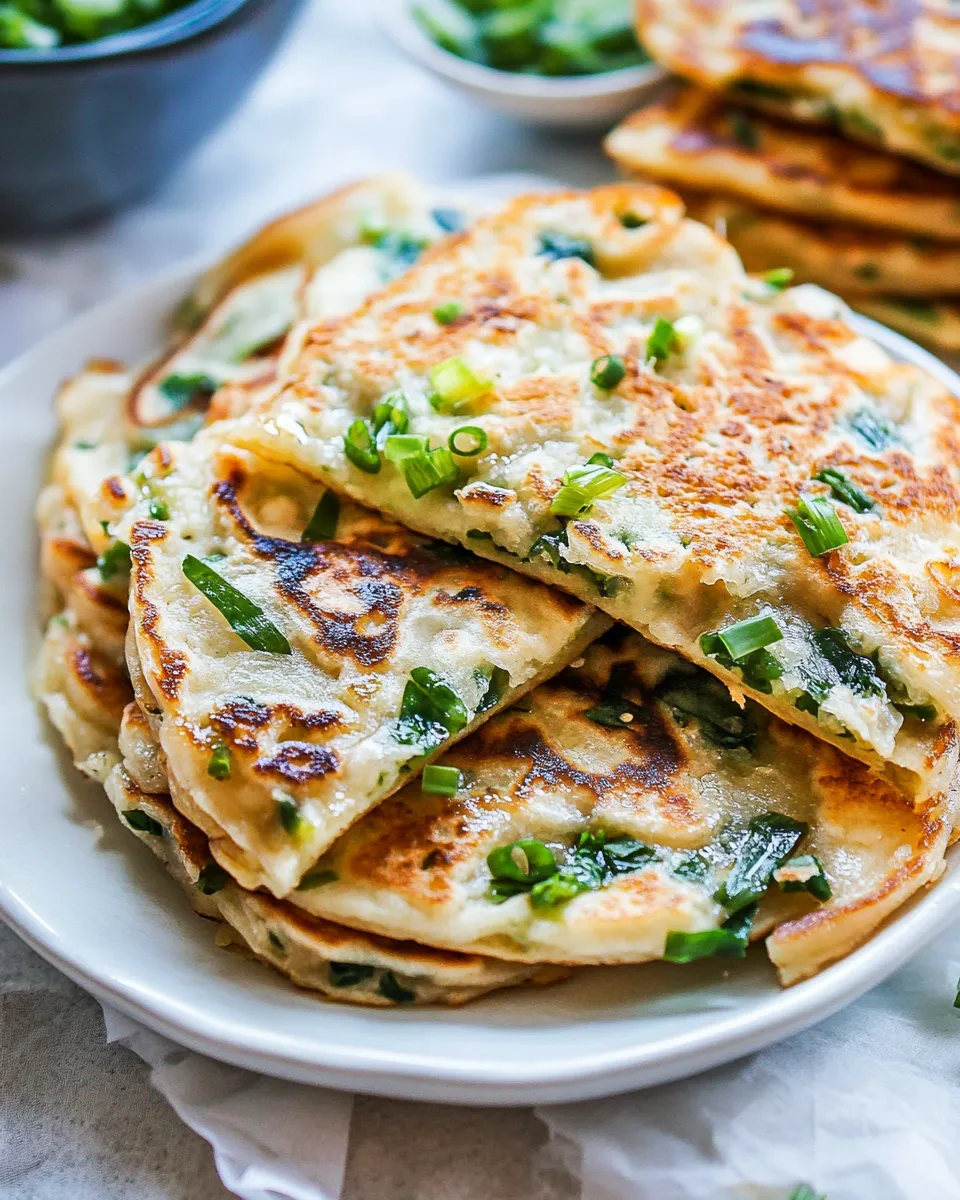 Classic Easy Scallion Pancakes image