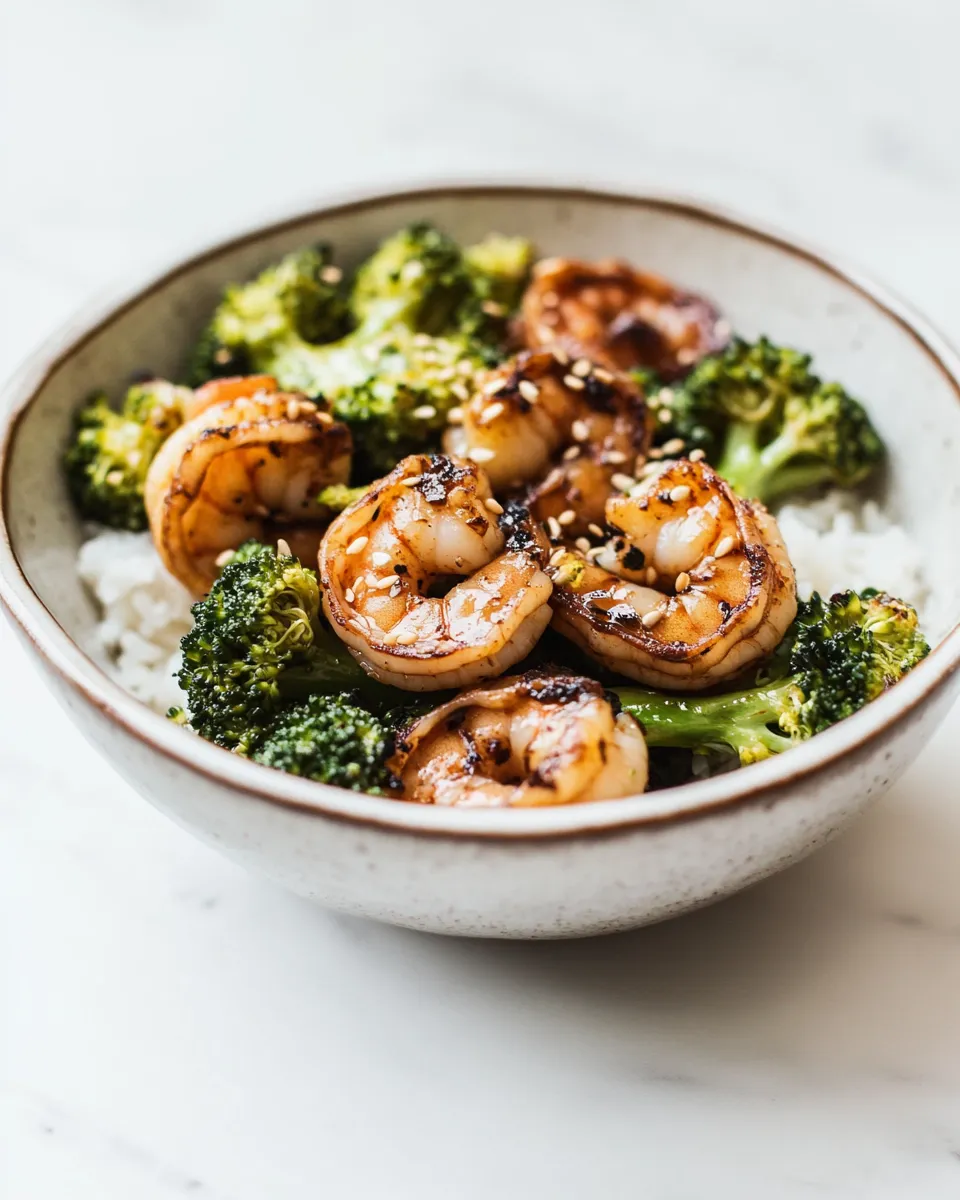 Classic Easy Shrimp and Broccoli Bowls image