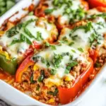 Homemade Easy Stuffed Pepper Casserole with Ground Turkey photo