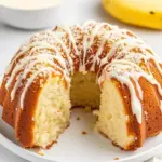 Homemade Easy Vanilla Bundt Cake with Cream Cheese Frosting photo