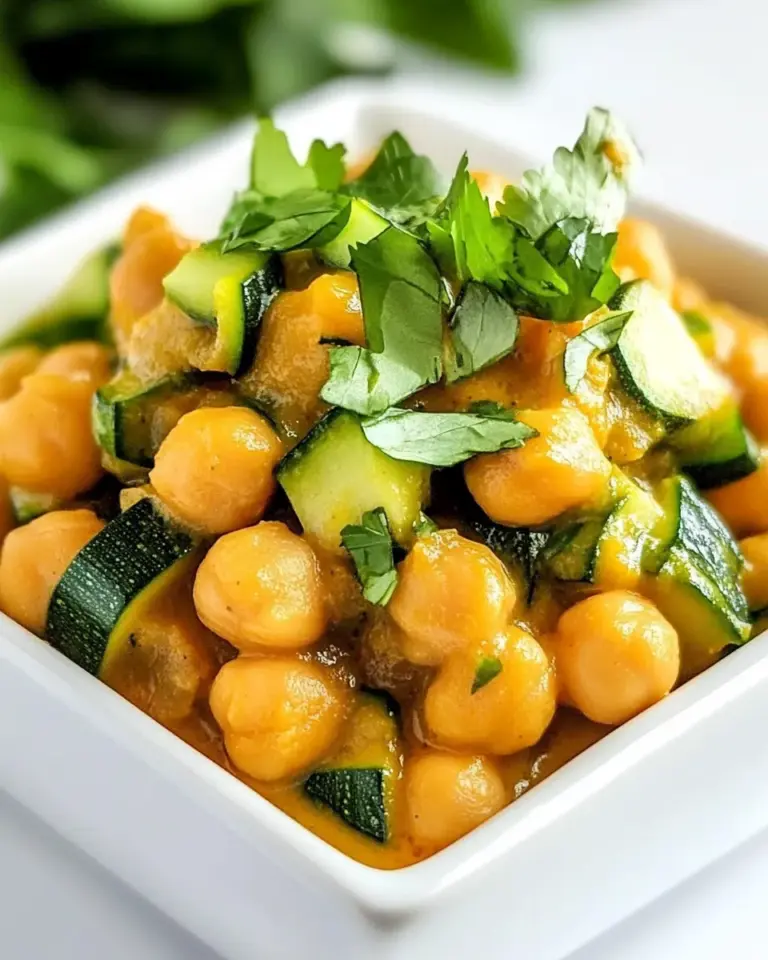 Homemade Easy Zucchini Chickpea Curry photo