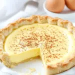 Homemade Egg Custard Pie photo