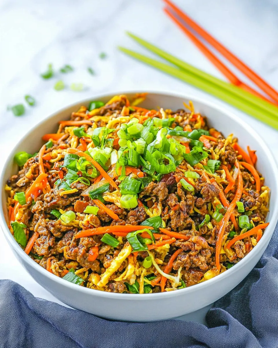 Classic Egg Roll in a Bowl Recipe image