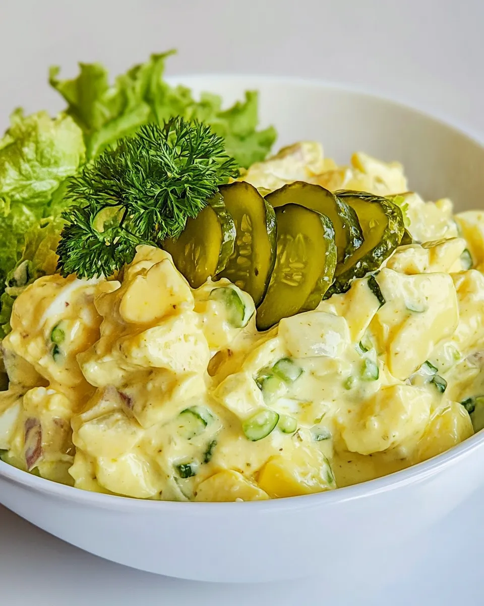 Classic Egg Salad With Pickles image