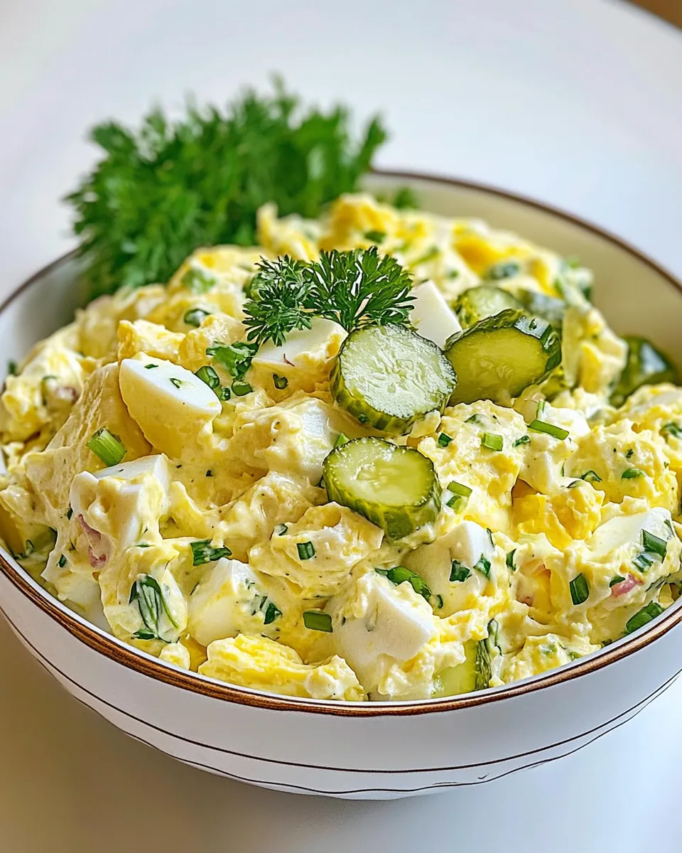 Easy Egg Salad With Pickles recipe image