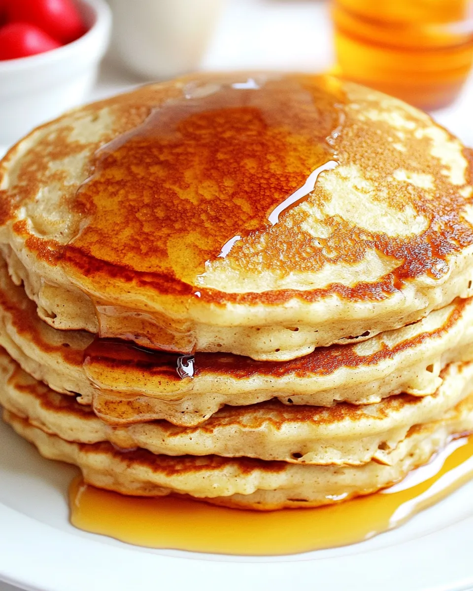 Homemade Eggless Pancakes photo