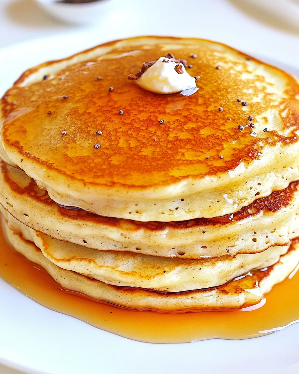 Classic Eggless Pancakes image