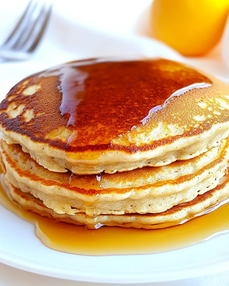 Easy Eggless Pancakes recipe photo