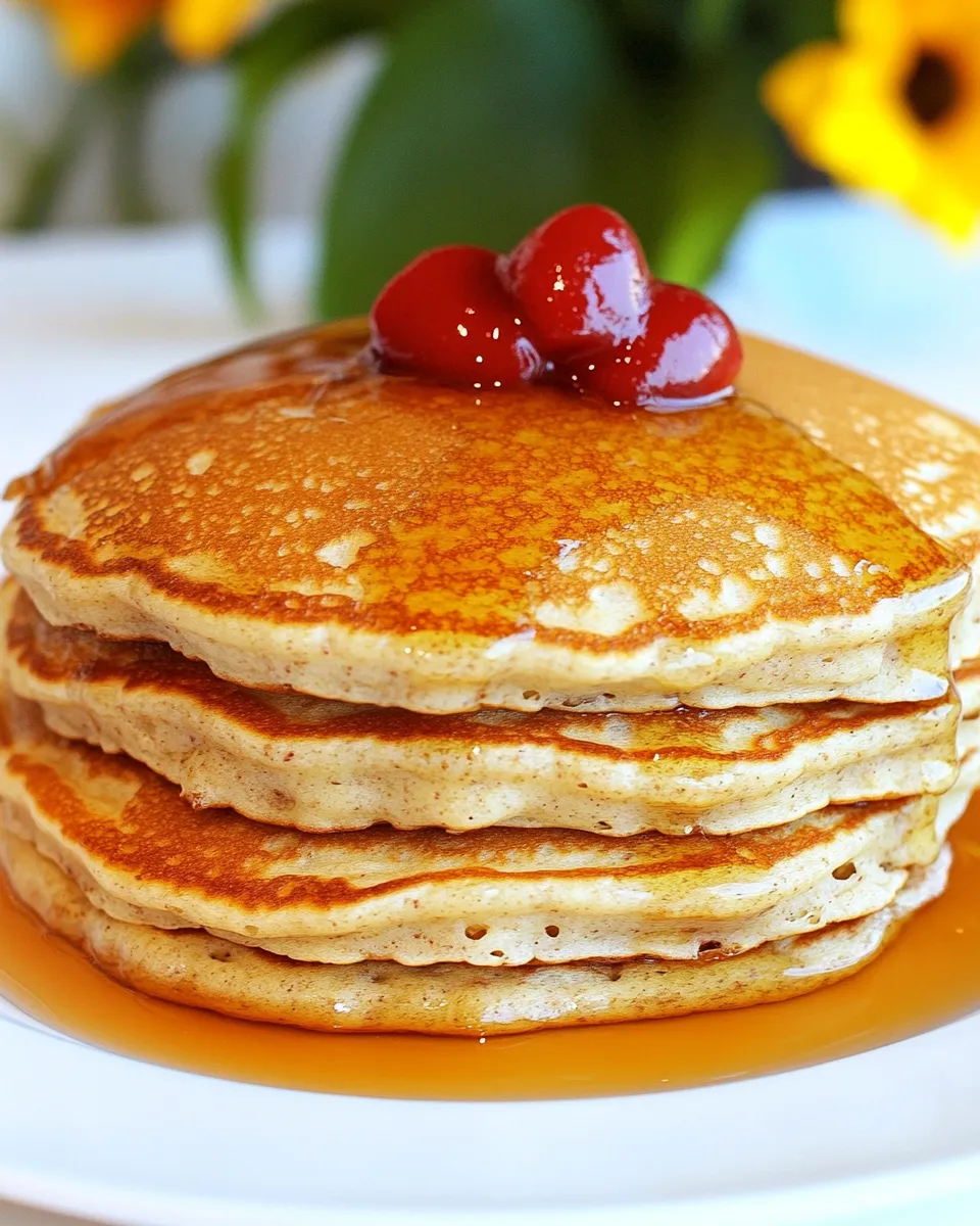 Delicious Eggless Pancakes plate image