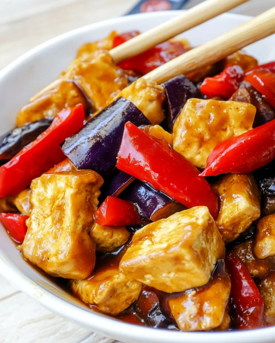 Classic Eggplant Tofu (Copycat Panda Express) image
