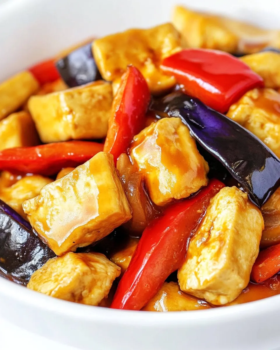 Easy Eggplant Tofu (Copycat Panda Express) recipe photo