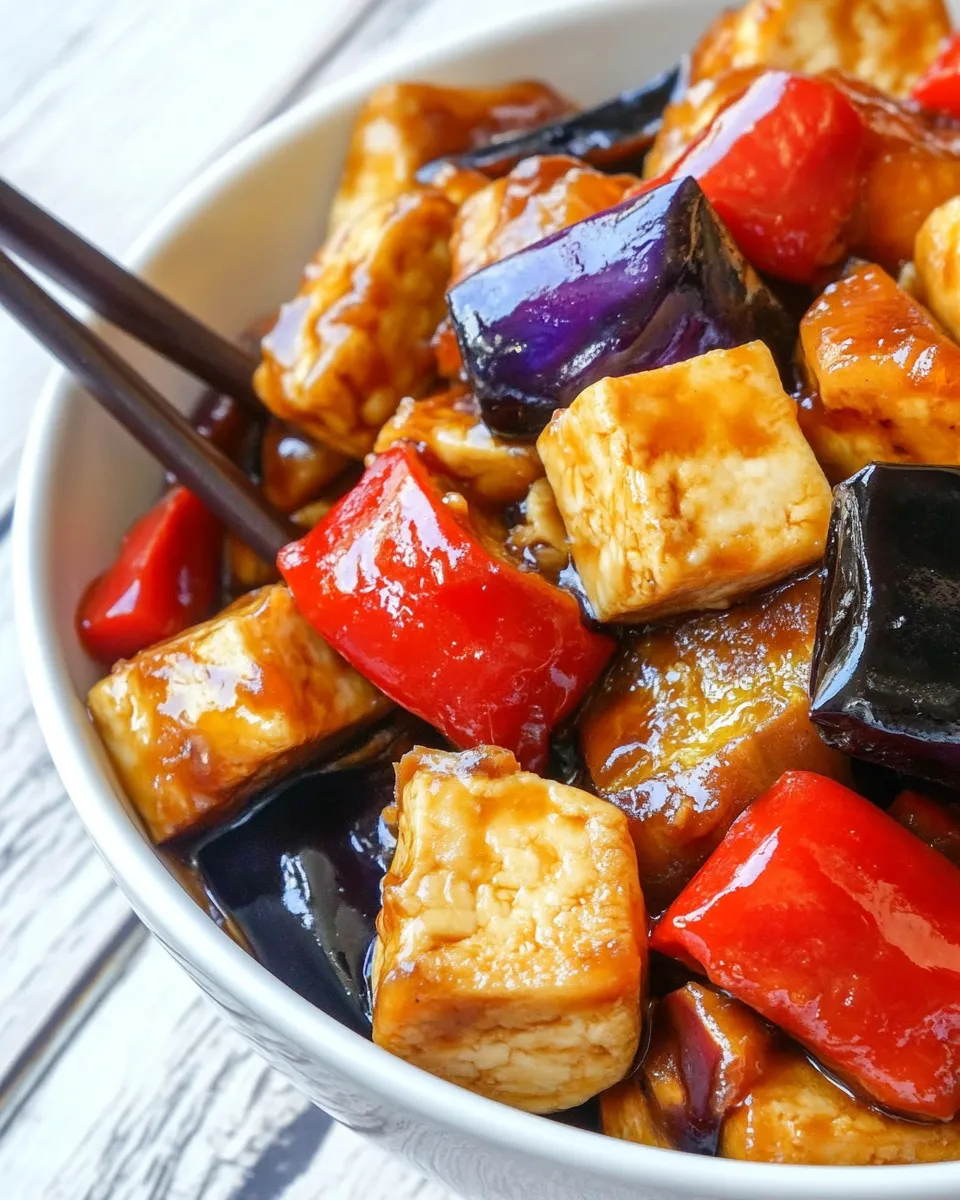 Delicious Eggplant Tofu (Copycat Panda Express) dish photo