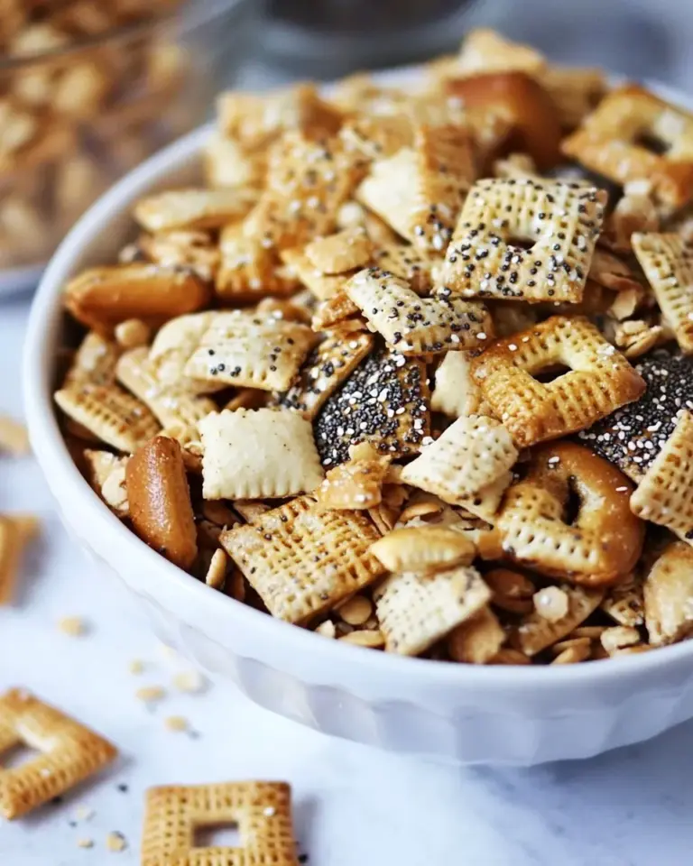 Homemade Everything Bagel Chex Mix photo