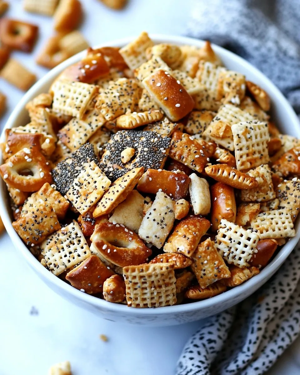 Classic Everything Bagel Chex Mix image