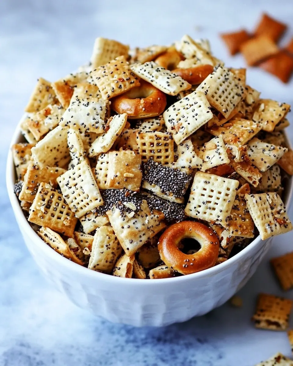 Easy Everything Bagel Chex Mix recipe photo