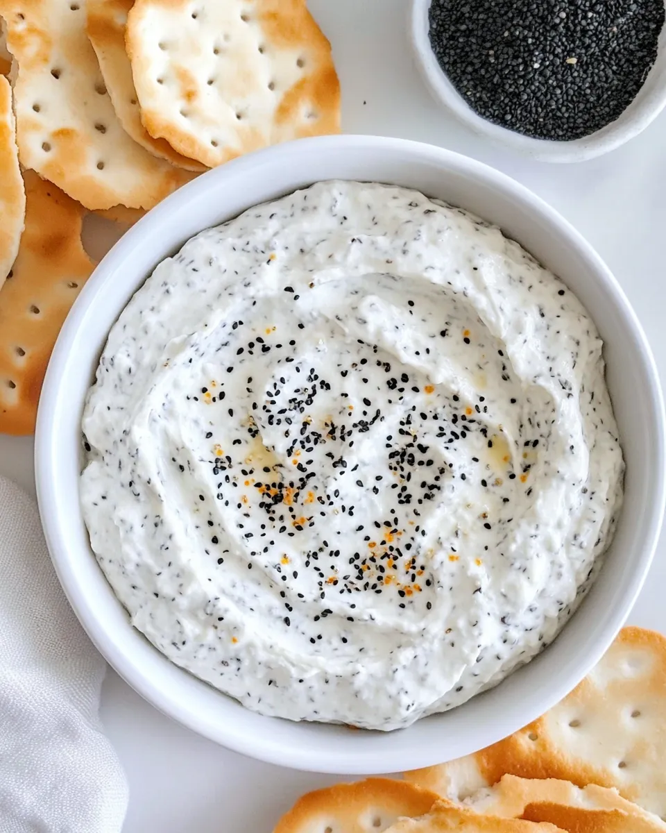 Easy Everything Bagel Dip recipe photo