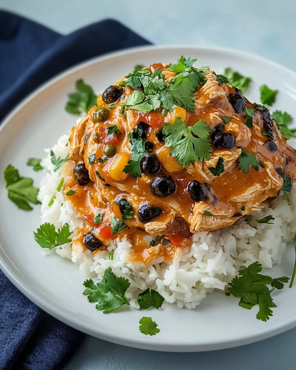 Easy Fiesta Chicken (Crockpot) recipe image