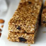 Homemade Fig, Date & Almond Granola Bars photo