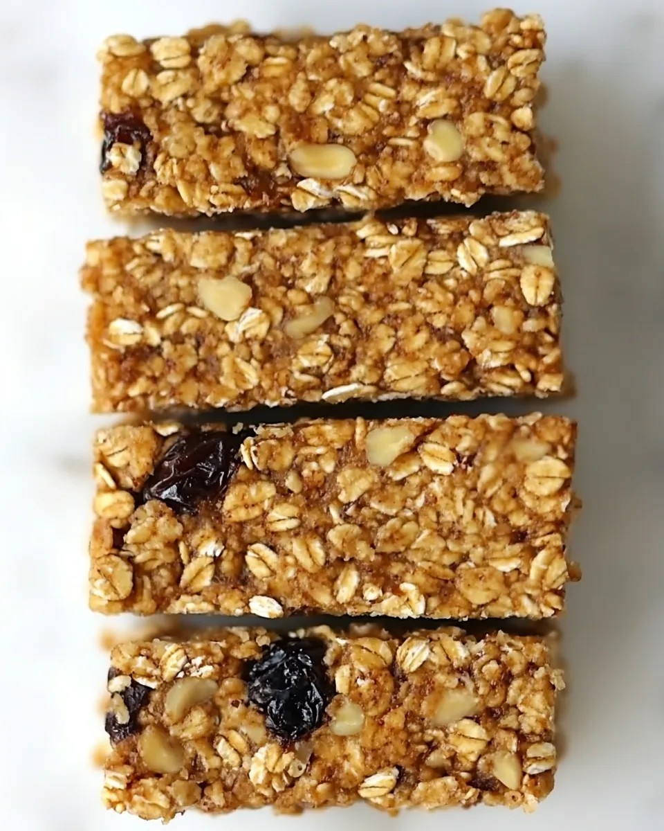 Easy Fig, Date & Almond Granola Bars recipe photo
