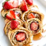 Homemade Flatbread French Toast Roll Ups or French Toast Pinwheels photo